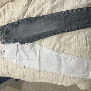 REVICE Black and White Jeans